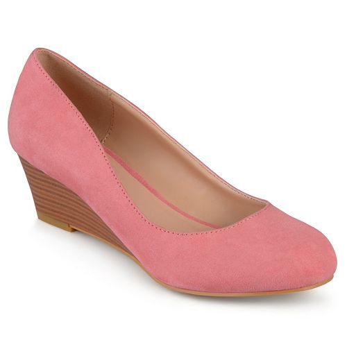 pink dress wedges