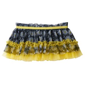 Baby Girl Baby Starters Floral Tiered Tulle Skirt