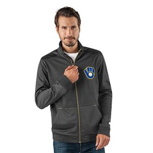 Men's Milwaukee Brewers Player Full-Zip Lightweight Jacket