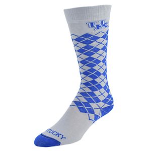 Men's Mojo Kentucky Wildcats Argyle Socks