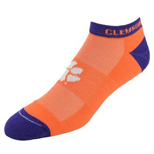Men's Clemson Tigers Spirit No-Show Socks