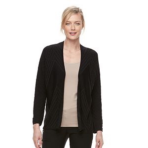 Women's Dana Buchman Textured Drop-Shoulder Cardigan
