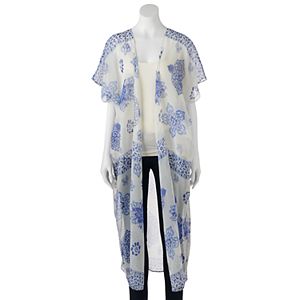 Mudd® Long Floral Kimono