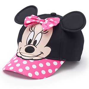 Disney's Minnie Mouse Toddler Girl 3D Ears Baseball Hat