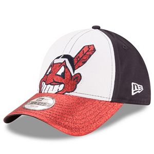 Youth New Era Cleveland Indians Shimmer Shine 9FORTY Adjustable Cap