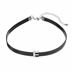 Apt. 9® Monogram Faux Leather Choker Necklace