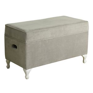 HomePop Diva Velvet Storage Bench