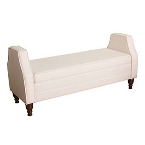 HomePop Emily Settee Storage Bench