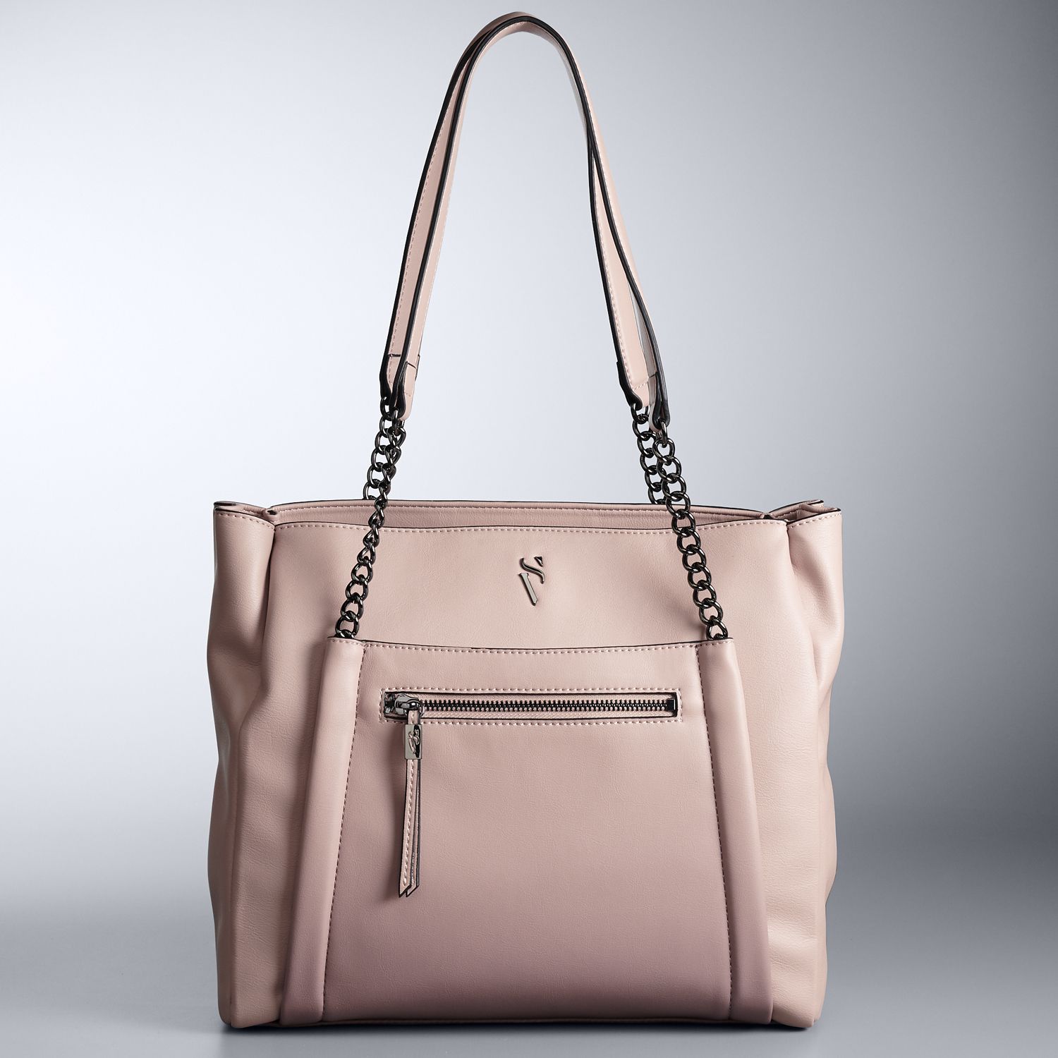 kohls leather handbags