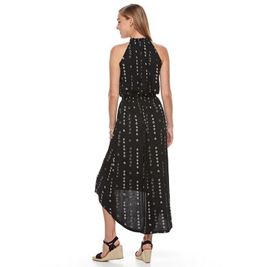 Women's Apt. 9® Print High-Low Maxi Dress