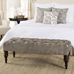 HomePop Taylor Tufted Bench