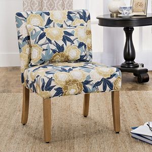 HomePop Parker Printed Accent Chair & Pillow 2-piece Set