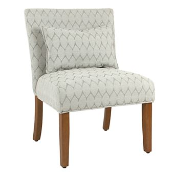 HomePop Parker Printed Accent Chair & Pillow 2 pc Set