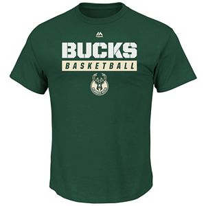 Boys 8-20 Majestic Milwaukee Bucks Basketball Tee