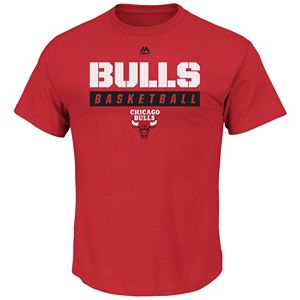 Boys 8-20 Majestic Chicago Bulls Basketball Tee