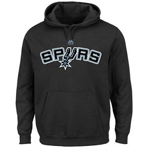 Big & Tall Majestic San Antonio Spurs Logo Hoodie