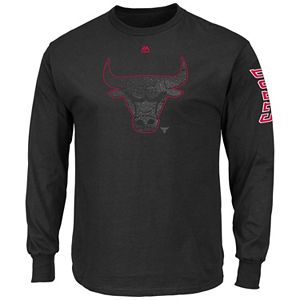 Big & Tall Majestic Chicago Bulls Hit Tee