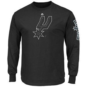 Big & Tall Majestic San Antonio Spurs Hit Tee