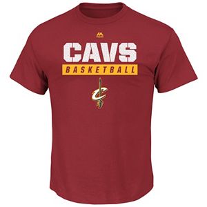 Big & Tall Majestic Cleveland Cavaliers Team Color Tee