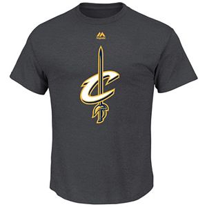 Big & Tall Majestic Cleveland Cavaliers Logo Heathered Tee