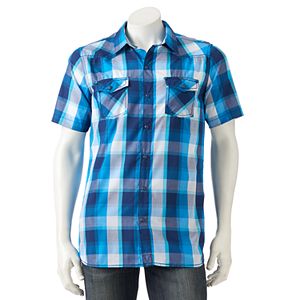 Men's Burnside Plaid Button-Down Shirt