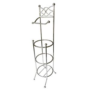 Elegant Home Fashions Chrome Toilet Paper Rack