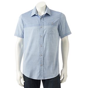 Men's Burnside Colorblock Button-Down Shirt