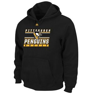 Big & Tall Majestic Pittsburgh Penguins Logo Hoodie