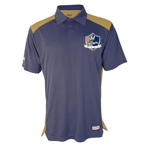 Men's Stitches Milwaukee Brewers Interlock Polo