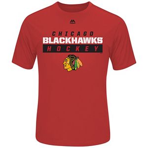 Big & Tall Majestic Chicago Blackhawks Logo Tee