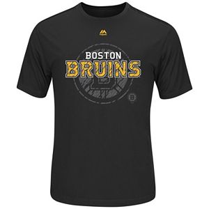 Big & Tall Majestic Boston Bruins Logo Tee
