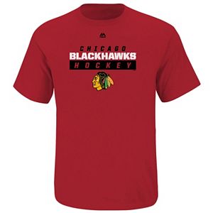 Boys 8-20 Majestic Chicago Blackhawks Hockey Tee