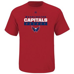 Boys 8-20 Majestic Washington Capitals Hockey Tee