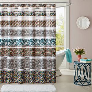 Intelligent Design Amelia Printed Shower Curtain