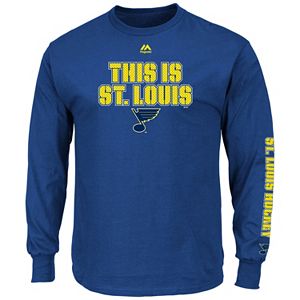 Boys 8-20 Majestic St. Louis Blues Hockey Long-Sleeve Tee