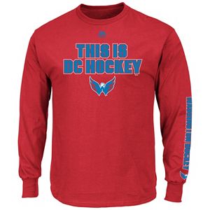 Boys 8-20 Majestic Washington Capitals Hockey Long-Sleeve Tee