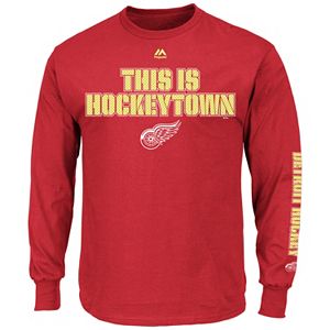 Boys 8-20 Majestic Detroit Red Wings Hockey Long-Sleeve Tee