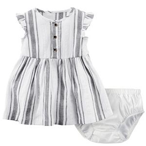 Baby Girl Carter's Striped Henley Dress