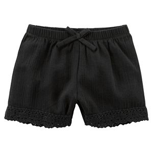 Baby Girl Carter's Crochet Gauze Shorts