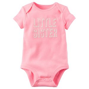 Baby Girl Carter's Family Graphic Bodysuit