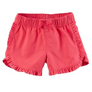 Toddler Girl Carter's Ruffled Trim Shorts
