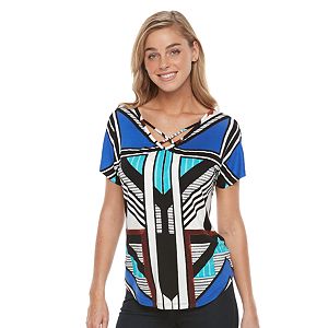 Women's Apt. 9® Strappy V-Neck Tee