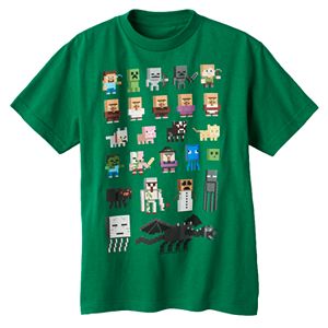 Boys 8-20 Minecraft Sprites Tee
