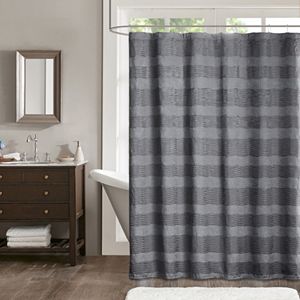 Madison Park Colton Jacquard Shower Curtain