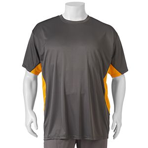 Big & Tall Russell Dri-Power Bridseye Contrast Performance  Athletic Tee