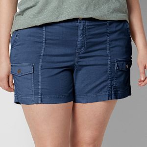 Plus Size SONOMA Goods for Life™ Comfort Waist Cargo Shorts