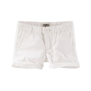 Toddler Girl OshKosh B'gosh® White Twill Shorts