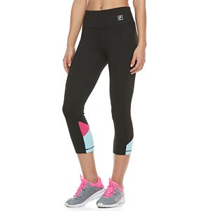 Women's FILA SPORT® Color Block Inset Capri Leggings