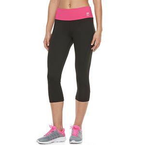 Women's FILA SPORT® Mesh Inset Capri Leggings