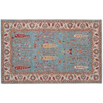 Safavieh Heritage Innsbruck Framed Floral Wool Rug